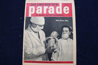 1942 JUNE 21 PARADE MAGAZINE - PRIDE OF THE YANKEES ARTICLE/PHOTOS - E 22432