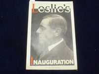 1913 MARCH 6 LESLIE'S WEEKLY MAGAZINE - INAUGURATION - ST 6080