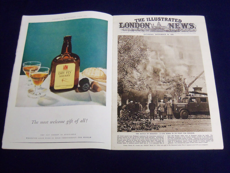 1956 NOVEMBER 24 ILLUSTRATED LONDON NEWS MAGAZINE - BATTLE OF BUDAPEST - E 8071