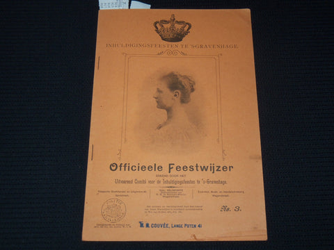 1898 OFFICIEELE FEESTWIJZER BOOK NO. 3 & 4 - DUTCH - SOFTCOVER - J 8029