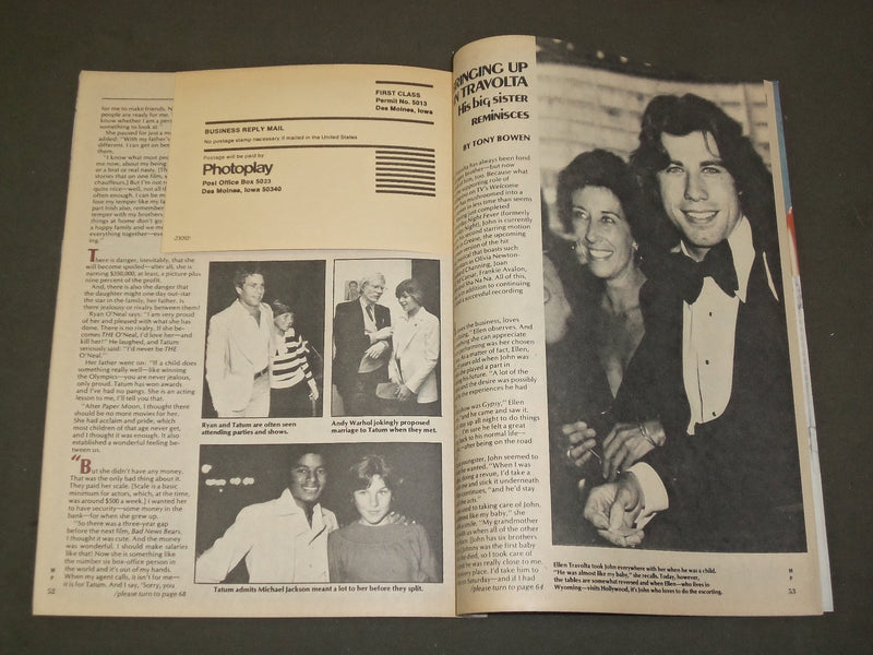 1977 NOVEMBER MOTION PICTURE MAGAZINE - JULIE CHRISTIE COVER - M 270