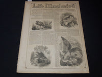 1857 AUGUST 22 LIFE ILLUSTRATED NEWSPAPER - BIRD NOTES - SUBMARINE - NP 5920