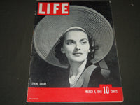 1940 MARCH 4 LIFE MAGAZINE - SPRINGTIME HATS COVER - L 172
