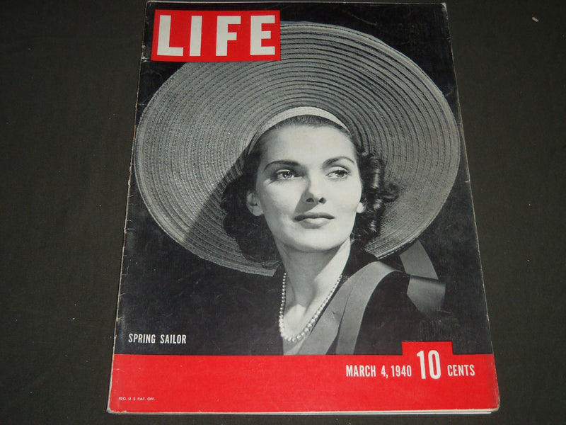 1940 MARCH 4 LIFE MAGAZINE - SPRINGTIME HATS COVER - L 172