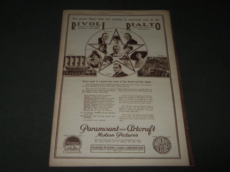 1918 OCT 10 MID-WEEK PICTORIAL MAGAZINE SECTION - FIFTH AVENUE PARADE - NP 2862