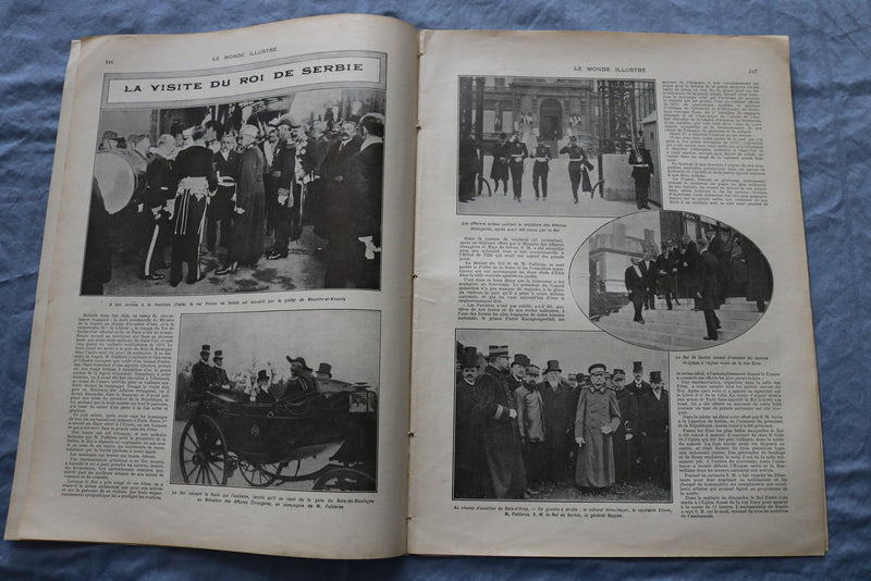 1911 NOV 25 LE MONDE ILLUSTRE MAGAZINE-LA MADONNA DELLA STELLA- FRENCH - NP 8429