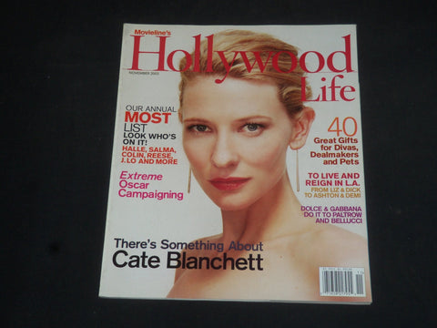 2003 NOVEMBER HOLLYWOOD LIFE MAGAZINE - CATE BLANCHETT COVER - SP 7388