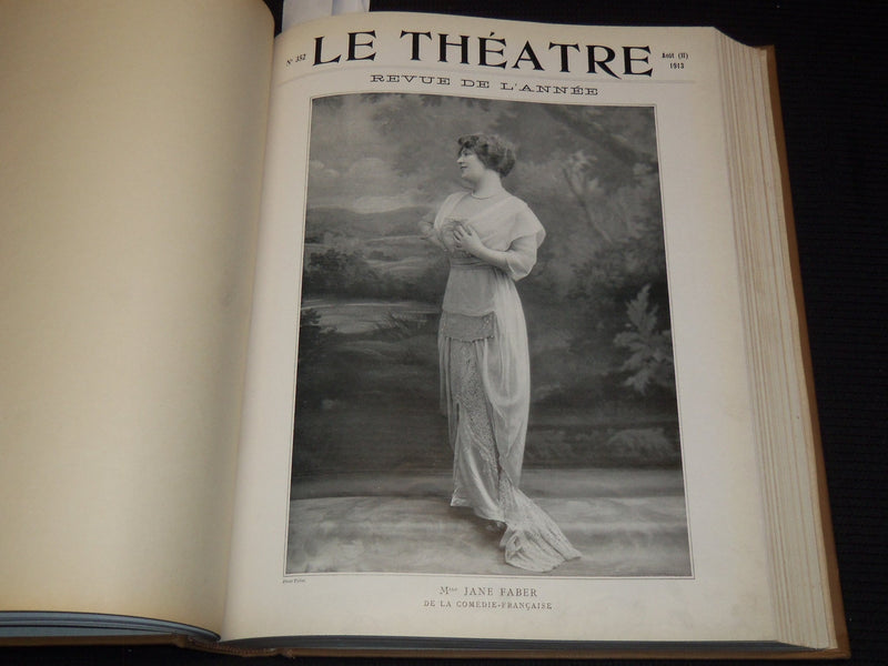 1913 JULY-DECEMBER LE THEATRE MAGAZINE BOUND VOLUME - 12 ISSUES - KD 2278E