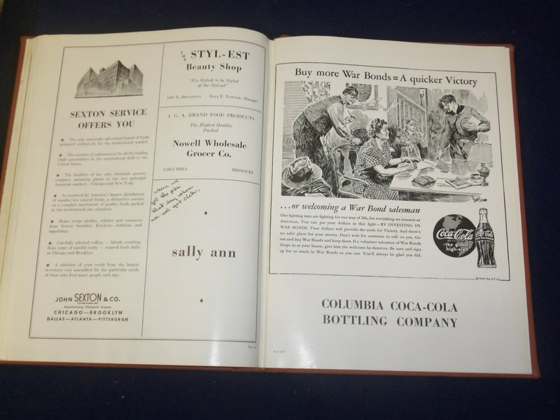 1945 STEPEHSOPHIA STEPHENS COLLEGE YEARBOOK - COLOMBIA, MO - YB 1868