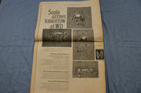 1963 NOV 22 THE NEWS-SENTINEL - ASSASSIN'S BULLET CUTS DOWN PRESIDENT- NP 8547