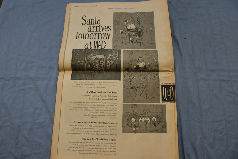 1963 NOV 22 THE NEWS-SENTINEL - ASSASSIN'S BULLET CUTS DOWN PRESIDENT- NP 8547