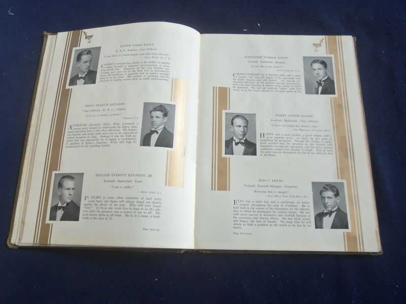 1933 THE RAMKIN FORDHAM PREPARATORY SCHOOL YEARBOOK - BRONX, NY - YB 2703
