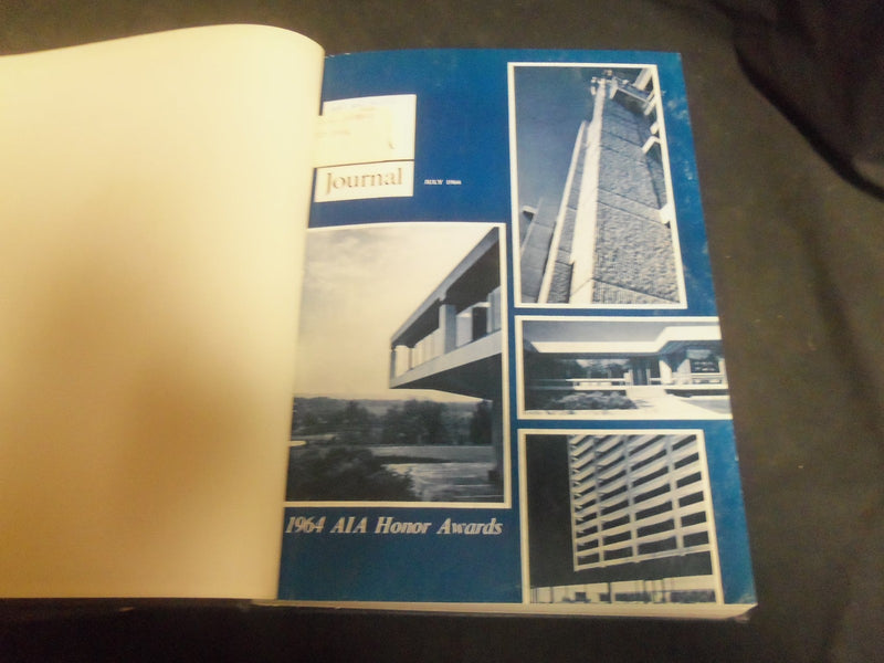 1964 AMERICAN INSTITUTE OF ARCHITECTS 2 BOUND VOLUMES - NICE PHOTOS - R 856