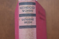 1931 RED-HEADED WOMAN HARDCOVER BOOK BY KATHARINE BRUSH - JEAN HARLOW - KD 9606