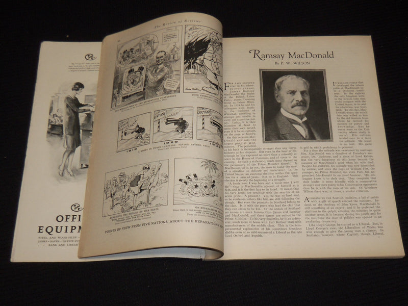 1929 JAN-DEC REVIEW OF REVIEWS MAGAZINES LOT OF 12 - COMPLETE YEAR - O 1125