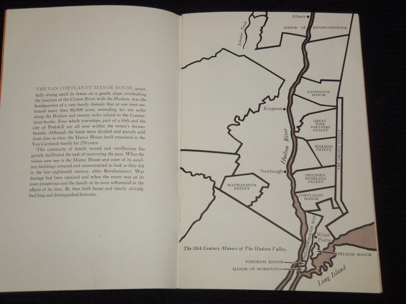 1965 VAN CORTLANDT MANOR BOOK BY CHARLES BROWN - SOFTCOVER - J 7518