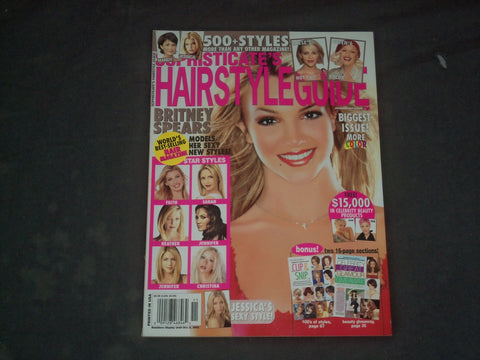 2002 NOVEMBER SOPHISTICATE'S HAIRSTYLE GUIDE MAGAZINE-BRITNEY SPEARS COVER-B 578