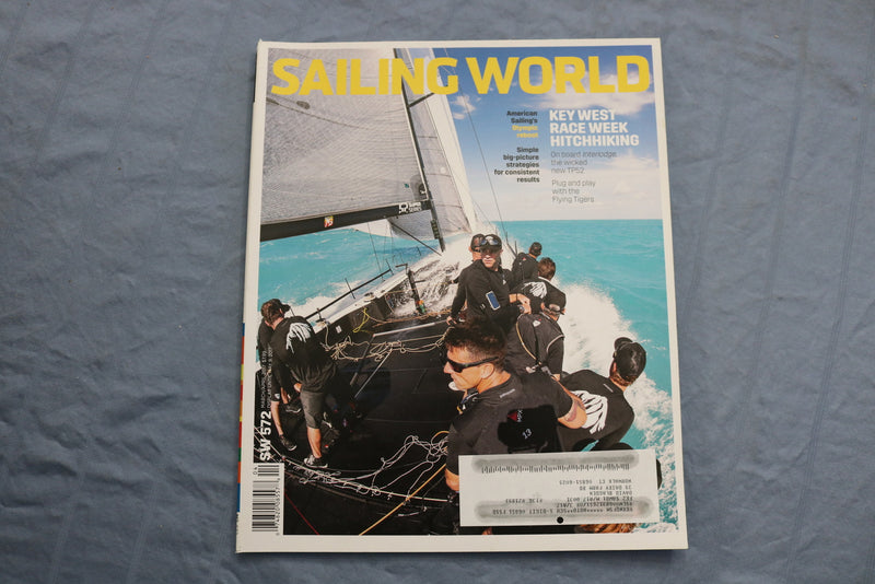 2017 MAR/APR SAILING WORLD MAGAZINE - KEY WEST RACE WEEK HITCHHIKING - E 9569