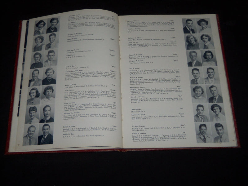 1954 TOM TOM OWEGO FREE ACADEMY YEARBOOK - OWEGO NEW YORK - YB 1457