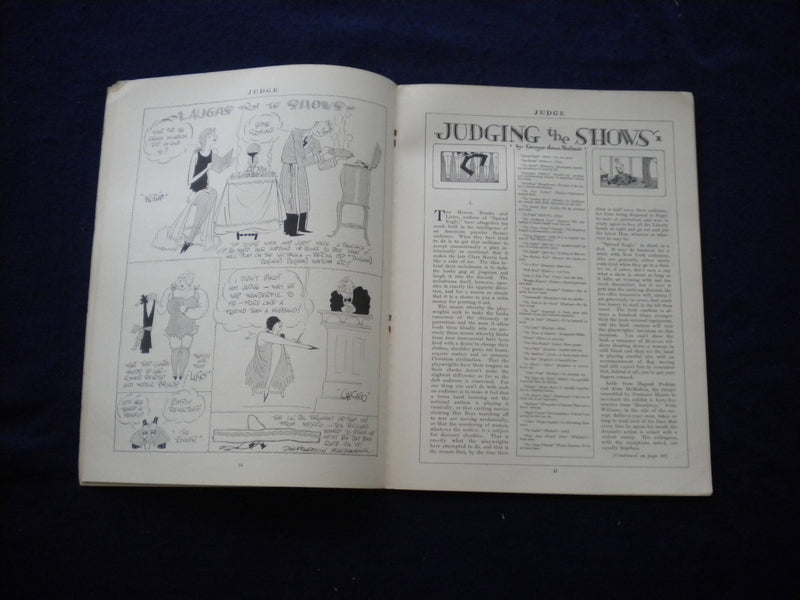 1927 APRIL 30 JUDGE MAGAZINE - THE SKY'S THE LIMIT - B 435X