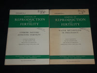 1969 JUNE JOURNAL OF REPRODUCTION AND FERTILITY LOT OF 2 DIFFERENT - J 6838