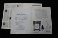 1966 MAY 13 CARNEGIE HALL PROGRAM - LICIA ALBANESE SIGNED TWICE - K 1996