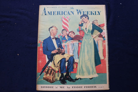 1954 DEC 12 AMERICAN WEEKLY MAGAZINE-REYNOLDS-FISHER ARTICLE AND PHOTO - E 23263