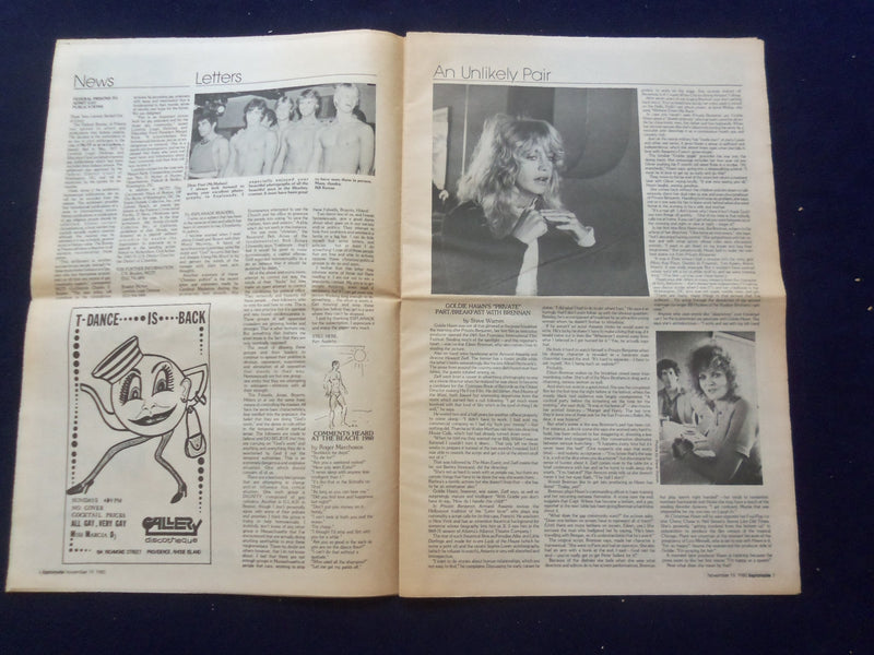 1980 NOVEMBER 19 ESPLANADE NEWSPAPER - PRIVATE LADIES - HOT TODDY!!! - NP 6840