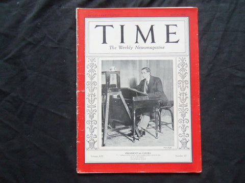 1932 APRIL 11 TIME MAGAZINE - PRESIDENT EAMON DE VALERA - T 317