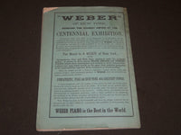 1876 LA PETITE MARIEE OPERA PROGRAM 