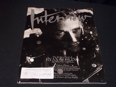 2010 NOVEMBER INTERVIEW MAGAZINE - RYAN GOSLIN FRONT COVER - E 13071