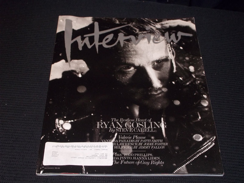 2010 NOVEMBER INTERVIEW MAGAZINE - RYAN GOSLIN FRONT COVER - E 13071