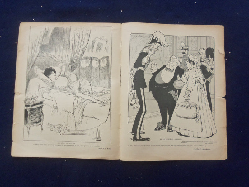 1908 NOV 28 LE SOURIRE MAGAZINE - ILLUSTRATED COMEDY - FRENCH TEXT - SP 4867R