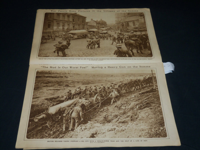1916 NOVEMBER 9 MID-WEEK PICTORIAL MAGAZINE SECTION - LOOKOUT IN CRETE - NP 4525
