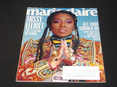 2019 AUGUST MARIE CLAIRE MAGAZINE - MISSY ELLIOT FRONT COVER - E 2722