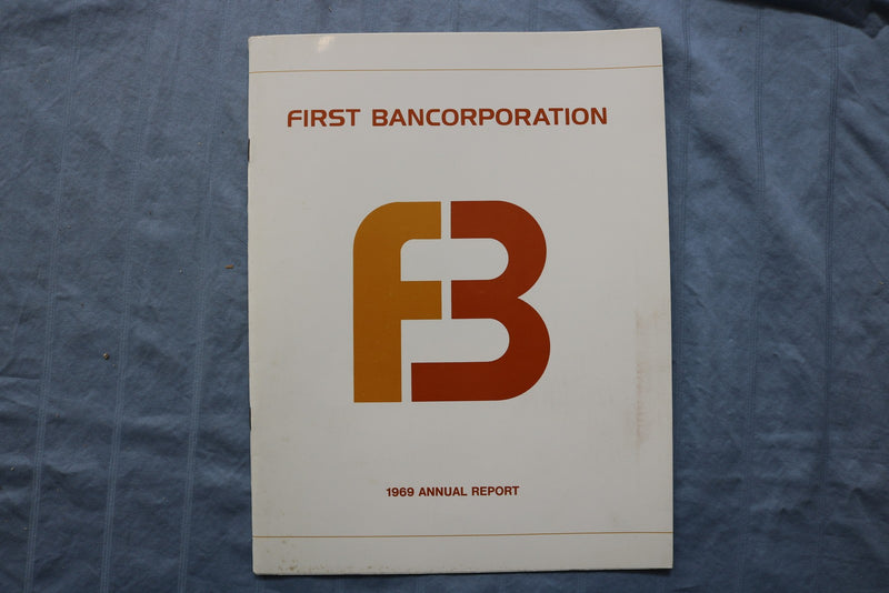 1966-1969 FIRST BANCORPORATION ANNUAL REPORTS - LOT OF 3 - K 3210