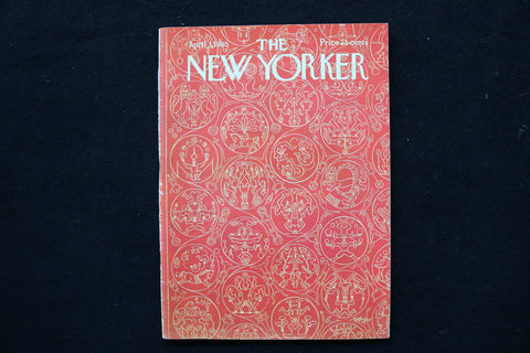 1965 APRIL 3 NEW YORKER MAGAZINE - GREAT ILLUSTRATED COVER - NY 2683