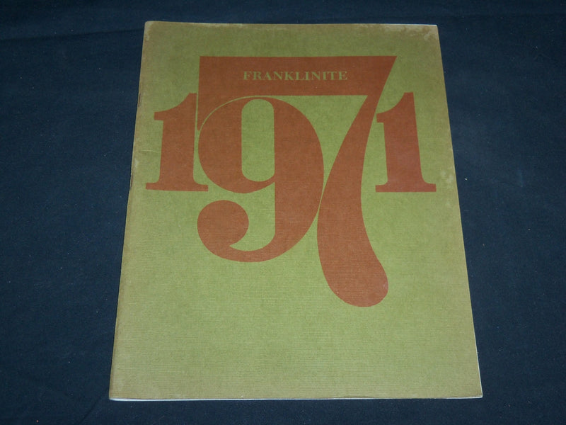 1971 FRANKLINITE THE FRANKLIN SCHOOL YEARBOOK - SOFTCOVER - J 6653