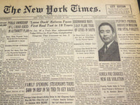 1952 AUGUST 18 NEW YORK TIMES - EISENHOWER MAPS 2 DAY PLANE TOUR - NT 4537