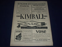 1907 OCTOBER 16 MUSICAL COURIER MAGAZINE - FRIEDA STENDER COVER - J 1255