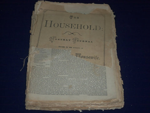 1884 JAN-DEC THE HOUSEHOLD MONTHLY JOURNAL BOUND VOLUME - 12 ISSUES - KD 2305