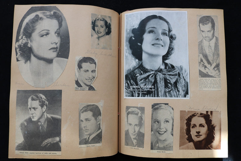 MOVIE STARS SCRAPBOOK - MANY PHOTOS - E 26438