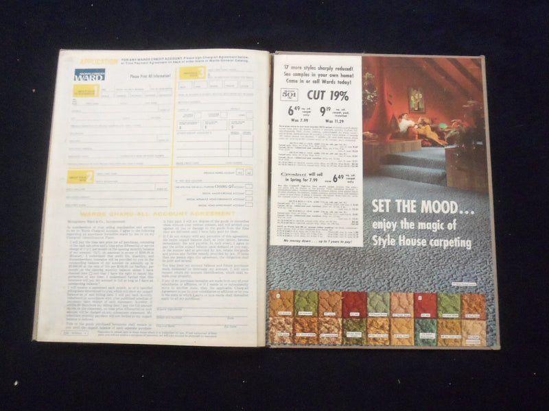 1968 MONTGOMERY WARD 96TH ANNIV. SALE CATALOG -HARDCOVER- KANSAS CITY,MO - R 96H