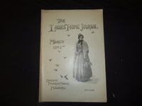 1893 MARCH LADIES' HOME JOURNAL MAGAZINE - GREAT ILLUSTRATIONS & ADS - ST 2367