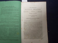 1842 THE AMERICAN NATIONAL PREACHER MONTHLY MAGAZINE - LOT OF 4 - J 9756