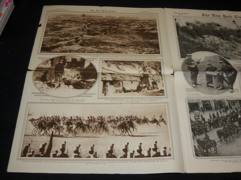 1914 NOVEMBER 22 NEW YORK TIMES PICTURE SECTION - W. W. I. - NP 5612