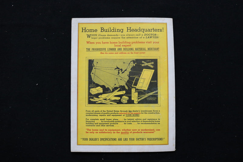 1939 SMALL HOME BUIDLERS MAGAZINE - WORLD'S FAIR EDITION COVER - E 10421