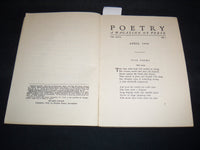1946 APRIL POETRY A MAGAZINE OF VERSE - MODERN POETRY ASSOCIATION - J 8929