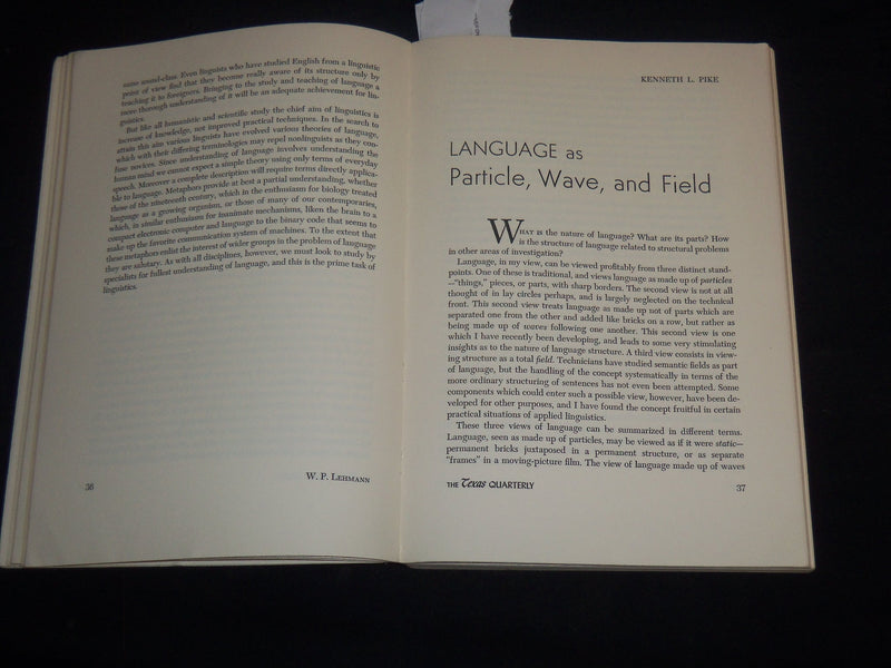 1959 SUMMER THE TEXAS QUARTERLY MAGAZINE - SOUTHERN LITERATURE - KD 2057N