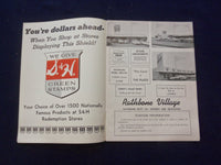 1959 OCTOBER 17 FOOTBALL PROGRAM - INDIANA UNIV VS. UNIV OF NEBRASKA - SP 5454O